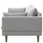 2-Sitzer Sofa ELLENS Webstoff Saia: Hellgrau