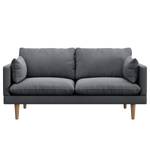 2-Sitzer Sofa ELLENS Webstoff Saia: Steingrau