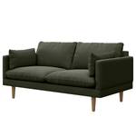 2-Sitzer Sofa ELLENS Webstoff Saia: Graugrün meliert