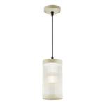 Lampada a sospensione Coupar Alluminio / PVC - 1 punto luce - Beige