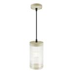 Lampada a sospensione Coupar Alluminio / PVC - 1 punto luce - Beige