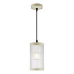 Pendelleuchte Coupar Aluminium / PVC - 1-flammig - Beige