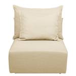 Fauteuil Dune Polyester - Blanc crème - Blanc crème