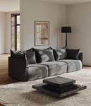 3-Sitzer Sofa Dune Microfaser - Anthrazit