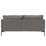 2,5-Sitzer Sofa VILLARDS Microfaser Teda: Grau