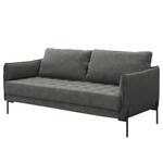 2,5-Sitzer Sofa VILLARDS Microfaser Teda: Dunkelgrau