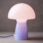 Lampe de table FUNGI TOWN Verre coloré - Mauve