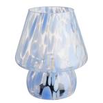 LED-Leuchte MISS MARBLE Farbglas - Hellblau - Höhe: 21 cm