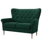 2-Sitzer Sofa Cudeiro Samt Ravi: Antikgrün