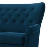 2-Sitzer Sofa Cudeiro Samt Ravi: Marineblau