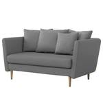 2-Sitzer Sofa Paleras Microfaser Sole: Antikgrau