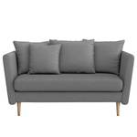 2-Sitzer Sofa Paleras Microfaser Sole: Antikgrau