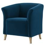 Fauteuil cocktail Estallo Velours Ravi: Bleu marine