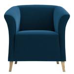 Fauteuil cocktail Estallo Velours Ravi: Bleu marine