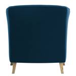 Fauteuil cocktail Estallo Velours Ravi: Bleu marine