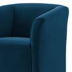 Fauteuil cocktail Estallo Velours Ravi: Bleu marine