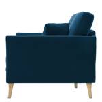 2-Sitzer Sofa Estallo Samt Ravi: Marineblau