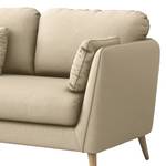 2-Sitzer Sofa Belmil Microfaser Sole: Beige