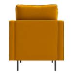 Fauteuil Brocheros Velours Ravi: Mosterdgeel