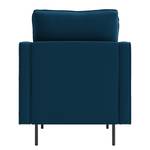 Fauteuil Brocheros Velours Ravi: Bleu marine