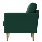 Fauteuil Drova Velours Ravi: Vert vieilli