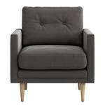 Fauteuil Drova Velours Ravi: Gris