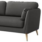 3-Sitzer Sofa Belmil Microfaser Sole: Graphit