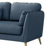 2-Sitzer Sofa Belmil Microfaser Sole: Dunkelblau