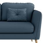 2-Sitzer Sofa Belmil Microfaser Sole: Dunkelblau