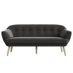 3-Sitzer Sofa Dosrius Samt Ravi: Grau