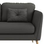 2-Sitzer Sofa Belmil Microfaser Sole: Graphit