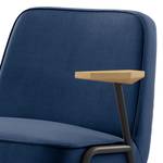 Poltrona lounge Camaces Velluto Velina: blu royal