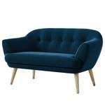 2-Sitzer Sofa Dosrius Samt Ravi: Marineblau