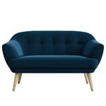 2-Sitzer Sofa Dosrius Samt Ravi: Marineblau