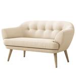 2-Sitzer Sofa Dosrius Strukturstoff Auma: Beige