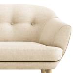 2-Sitzer Sofa Dosrius Strukturstoff Auma: Beige