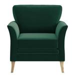 Fauteuil Estallo Velours Ravi: Antiek groen