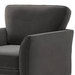 Fauteuil Estallo Velours Ravi: Grijs