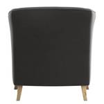 Fauteuil cocktail Estallo Velours Ravi: Gris