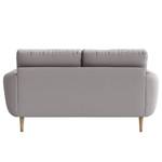 2-Sitzer Sofa Foronda Webstoff Deran: Hellgrau