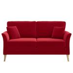 2-Sitzer Sofa Estallo Samt Ravi: Rot