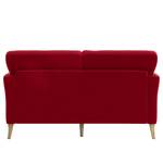 2-Sitzer Sofa Estallo Samt Ravi: Rot