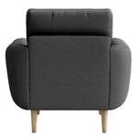 Fauteuil Foronda Tissu Deran: Anthracite