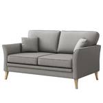 2-Sitzer Sofa Estallo Microfaser Sole: Hellgrau