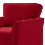 Fauteuil Estallo Velours Ravi: Rood