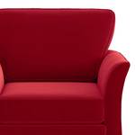 Fauteuil Estallo Velours Ravi: Rood