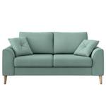 2-Sitzer Sofa Esturu Webstoff Meara: Mintgrau