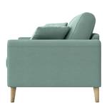 2-Sitzer Sofa Esturu Webstoff Meara: Mintgrau