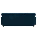 Schlafsofa Estallo Samt Ravi: Marineblau