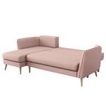 Ecksofa Belmil Microfaser Sole: Mauve